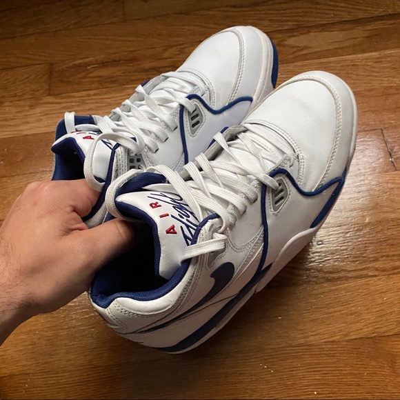 Mens Nike Air Flight 89 True Blue Shoes (2020) - Picture 7 of 14